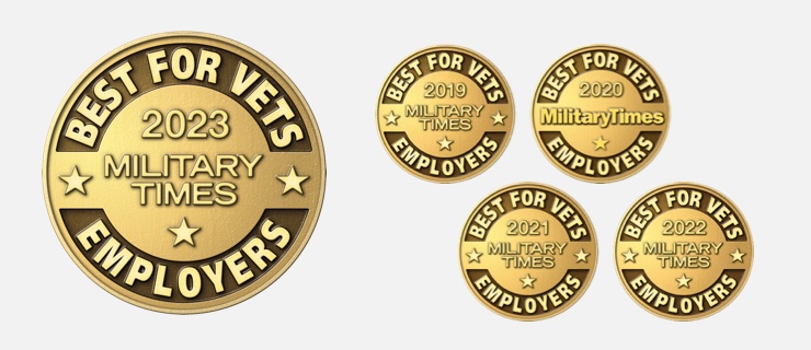 Military Times Best For Vets Employer 2019 to 2023