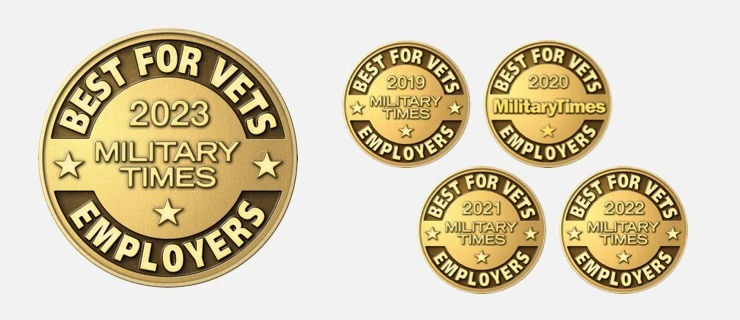 Military Times Best For Vets Employer 2019 to 2023