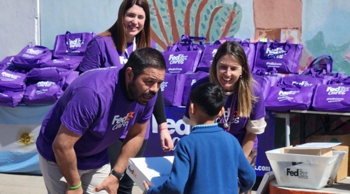 FedEx Cares charitable giving